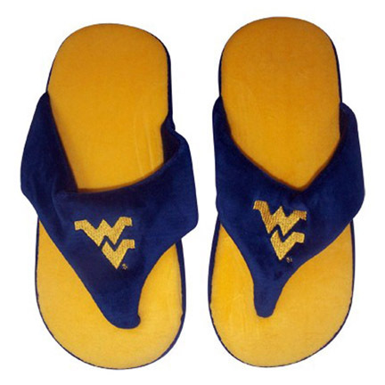 West Virginia Mountaineers Comfy Flop Slippers