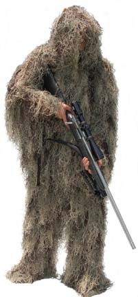 Special Ops Mossy Pattern Paintball Ghillie / Hunter Suit (Large)