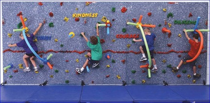 Traverse Wall Challenge Course for Traverse Climbing Wall from Everlast Climbing