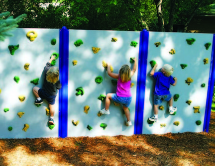 Playground Wall 12' W System For Outdoor Use from Everlast Climbing