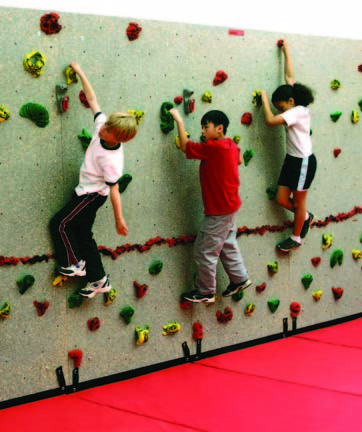 Groperz Easy Mount Number Holds for Climbing Wall - Set of 11 Red from Everlast Climbing