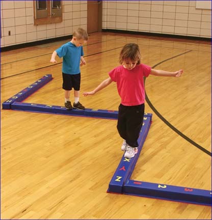 WeeKidz Balance Beam Shapes Beam from Everlast Climbing