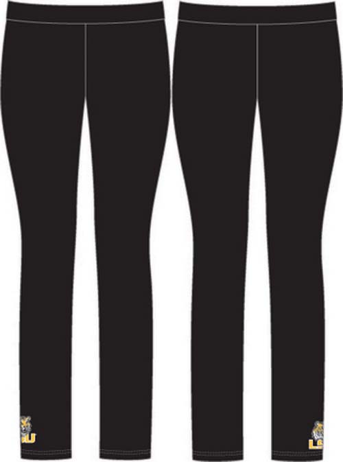 Louisiana State (LSU) Tigers Ladies' Black Leggings / Pants (Medium)
