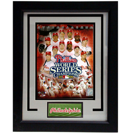 2008 World Champion Philadelphia Phillies Photograph in an 11" x 14" Frame
