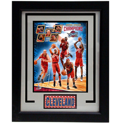 2009 Cleveland Cavaliers Photograph in an 11" x 14" Deluxe Frame