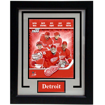 Detroit Red Wings Photograph in an 11" x 14" Deluxe Frame