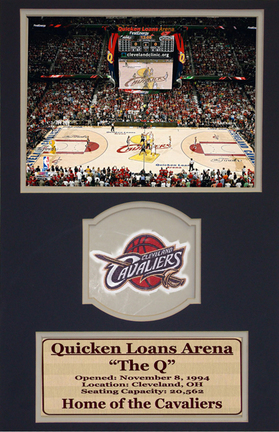 Cleveland Cavaliers 8" x 10" Stadium Photograph with Commemorative Patch in a Deluxe Frame