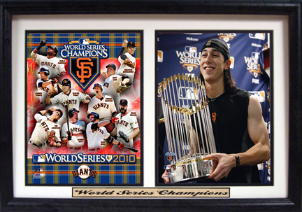 San Francisco Giants 2010 World Series Champions Framed 12" x 18" Photographs