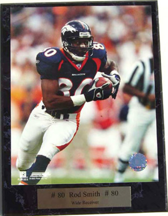 Rod Smith Photograph Nested on a 9" x 12" Plaque 