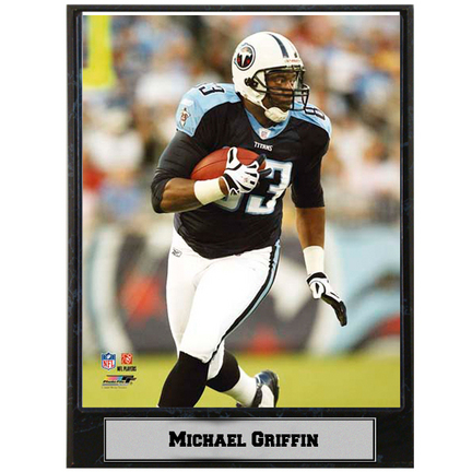 Michael Griffin Photograph Nested on a 9" x 12" Plaque