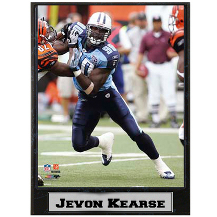 Jevon Kearse "vs. Cincinnati Bengals" Photograph Nested on a 9" x 12" Plaque