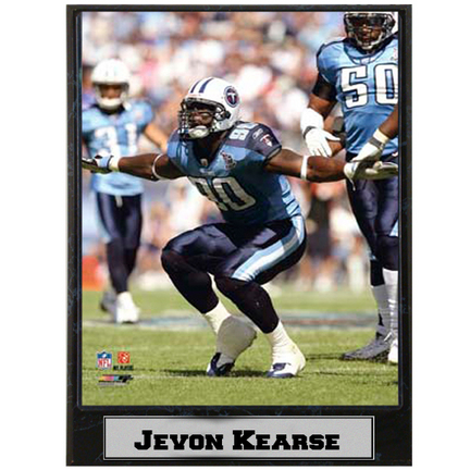 Jevon Kearse Tennessee Titans Photograph Nested on a 9" x 12" Plaque