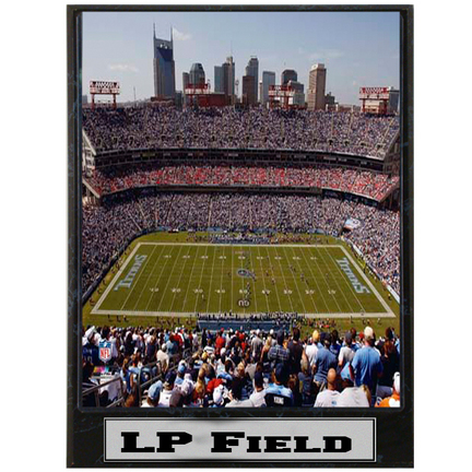 LP Field "Sold Out" Photograph Nested on a 9" x 12" Plaque