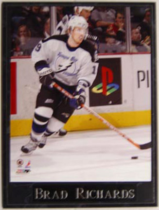 Brad Richards Photograph Nested on a 9" x 12" Plaque 