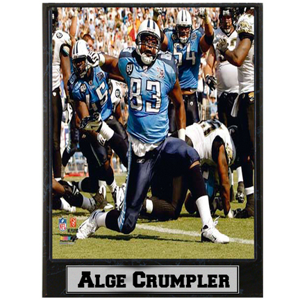 Alge Crumpler Photograph Nested on a 9" x 12" Plaque