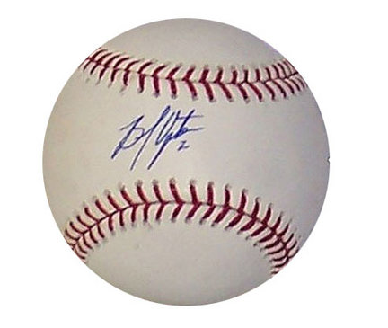 BJ Upton Autographed Baseball