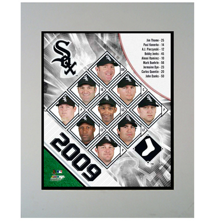 2009 Chicago White Sox Team 11" x 14" Matted Photograph (Unframed)