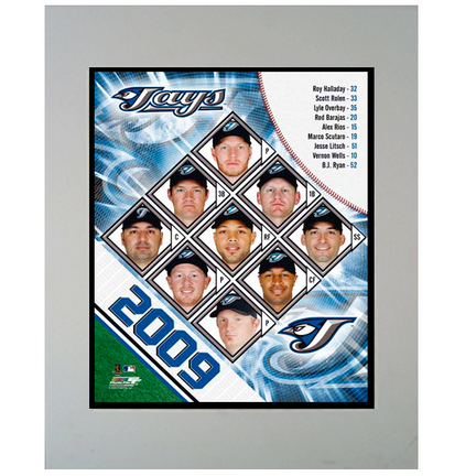 Toronto Blue Jays 2009 Team 11" x 14" Matted Photograph (Unframed)