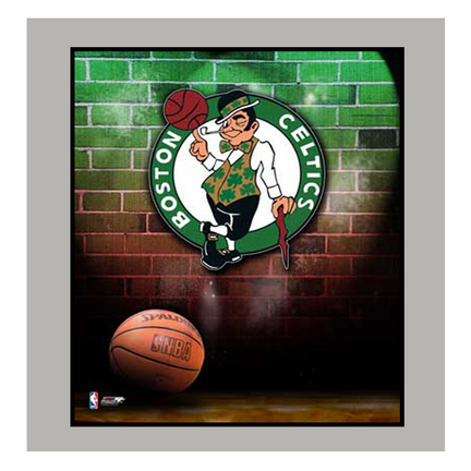 Boston Celtics Team Photograph 11" x 14" Matted Photograph (Unframed)