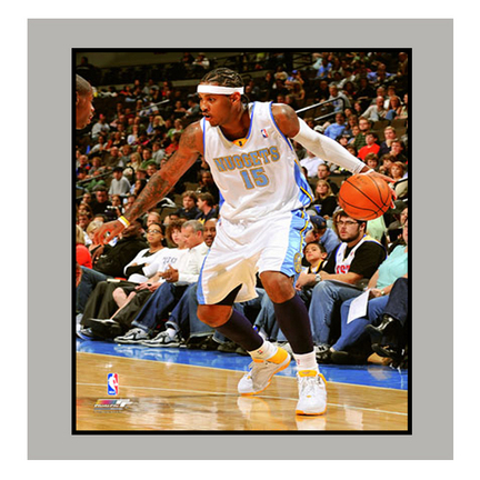 Carmelo Anthony "White Jersey" 11" x 14" Matted Photograph (Unframed)