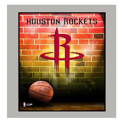 Houston Rockets Team Photograph 11" x 14" Matted Photograph (Unframed)