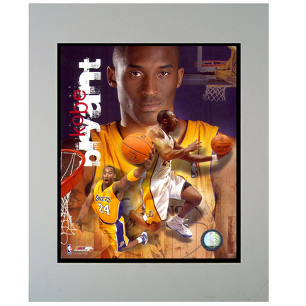 Kobe Bryant Photograph 11" x 14" Matted Photograph (Unframed)
