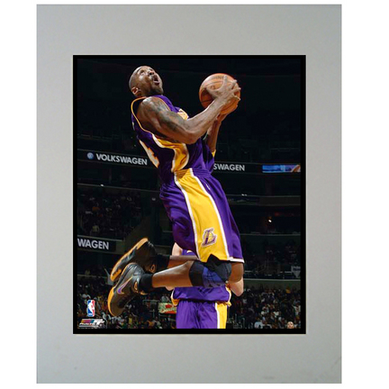 Kobe Bryant "Purple Jersey" 11" x 14" Matted Photograph (Unframed)
