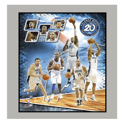 2009 Orlando Magic Team Photograph 11" x 14" Matted Photograph (Unframed)