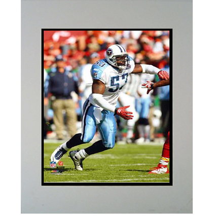 Keith Bulluck Tennessee Titans Photograph Nested on a 9" x 12" Plaque