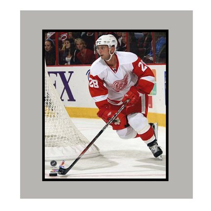 Brian Rafalski Detroit Red Wings "White Jersey" 11" x 14" Matted Photograph (Unframed)