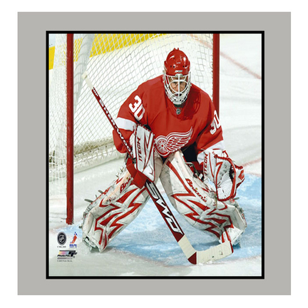 Chris Osgood Detroit Red Wings "Red Jersey" 11" x 14" Matted Photograph (Unframed)