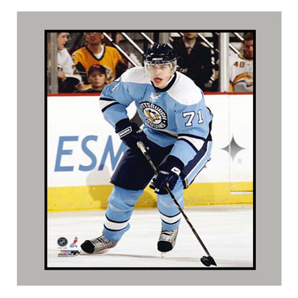 Evgeni Malkin "Blue Jersey" 11" x 14" Matted Photograph (Unframed)