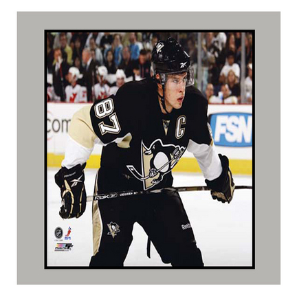 Sidney Crosby "Black Jersey" 11" x 14" Matted Photograph (Unframed)