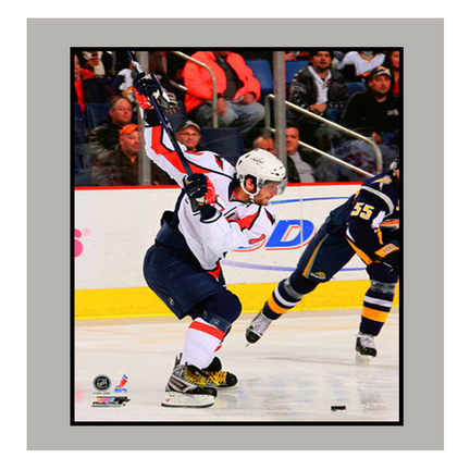 Alex Ovechkin Washington Capitals "Stick Raised" 11" x 14" Matted Photograph (Unframed)