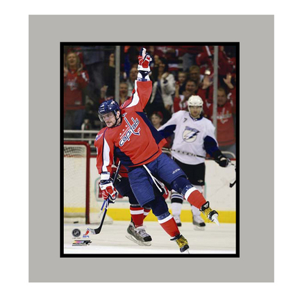 Alex Ovechkin Washington Capitals "Arm Raised" 11" x 14" Matted Photograph (Unframed)