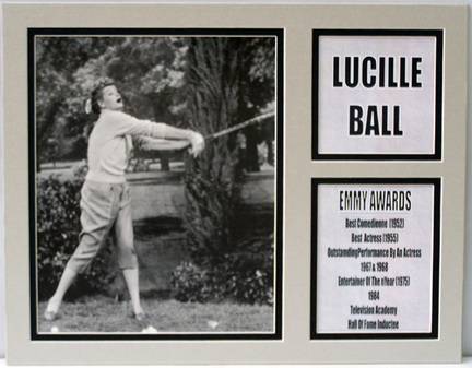 Lucille Ball Photograph 11" x 14" Matted Photograph (Unframed)