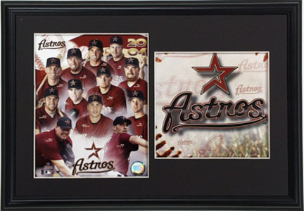 Houston Astros Deluxe Framed Dual 8" x 10" Photographs