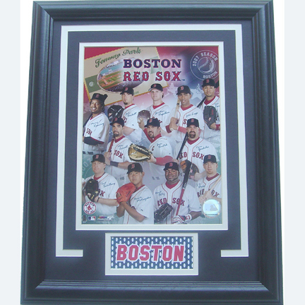 2007 Boston Red Sox Photograph in a 11" x 14" Deluxe Frame