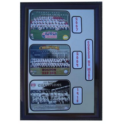 Boston Red Sox Photo Collage in a 20.5" x 32" Deluxe Frame