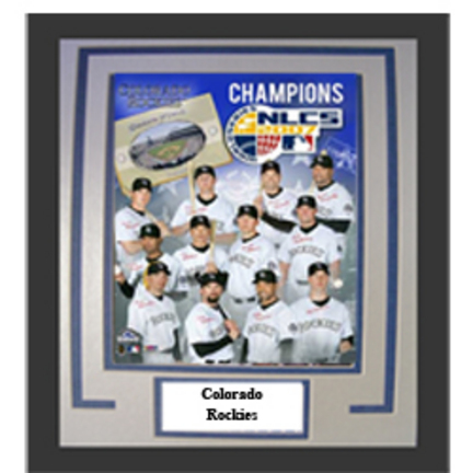 2007 Colorado Rockies Photograph in a 11" x 14" Deluxe Frame