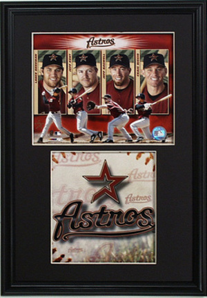Houston Astros "Big 4" Deluxe Framed Dual 8" x 10" Photographs