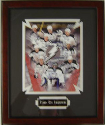 Tampa Bay Lightning Photograph in an 11" x 14" Deluxe Frame