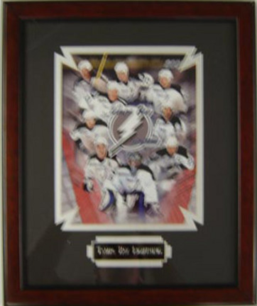 Tampa Bay Lightning Photograph in an 11" x 14" Deluxe Frame