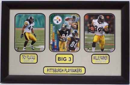 Pittsburgh Steelers 2005 Photo Collage in a 20.5" x 31.5" Deluxe Frame