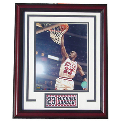 Michael Jordan Photograph in an 13" x 16" Deluxe Frame