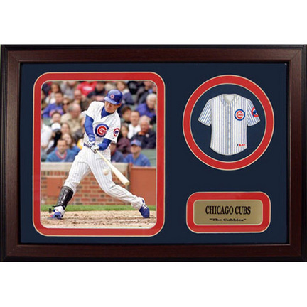 Kosuke Fukudome Photograph with Team Jersey Patch in a 12" x 18" Deluxe Frame
