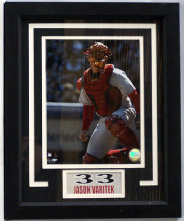Jason Varitek Boston Red Sox Photograph in a 11" x 14" Deluxe Frame