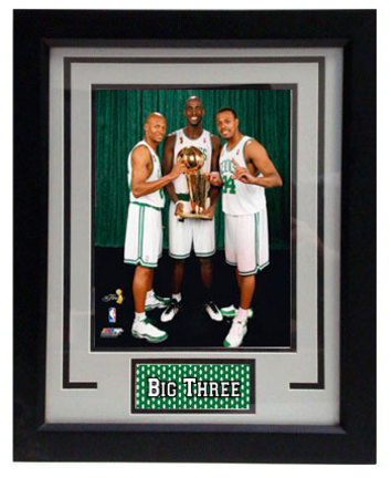 Boston Celtics "Big 3 Championship" Photograph in a 11" x 14" Deluxe Frame