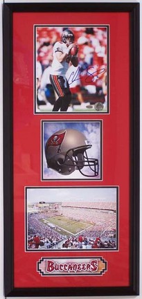 Chris Simms Tampa Bay Buccaneers Deluxe Framed Photo Collage with Autographed 8" x 10" Photograph