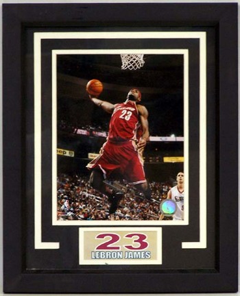 LeBron James Cleveland Cavaliers Photograph in a 11" x 14" Deluxe Frame